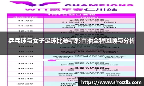 乒乓球与女子足球比赛精彩直播全程回顾与分析
